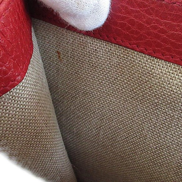 Auth GUCCI Interlocking GCrossbody Shoulder Bag Red - Picture 8 of 12